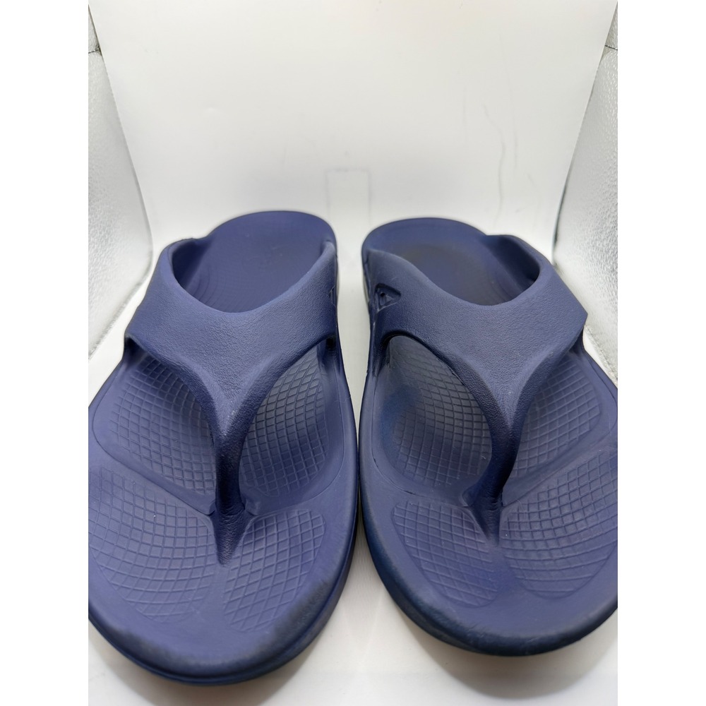 Oofos OOriginal Recovery Sandals Navy Blue Mens 9 Womens 11 EU 42 Flip Flops